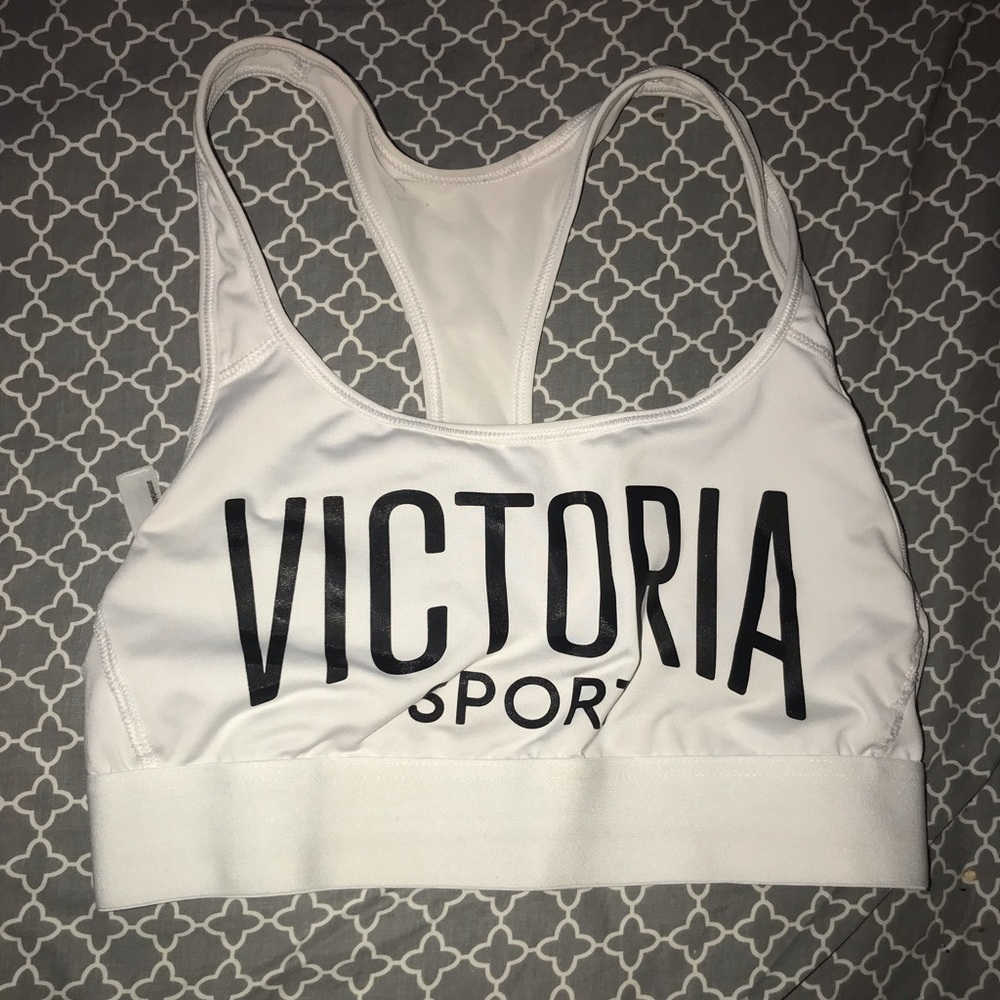 Victoria Sport white sports bra {need gone asap}